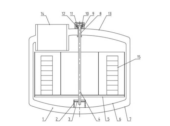 氣相液氮罐結(jié)構(gòu)平面圖